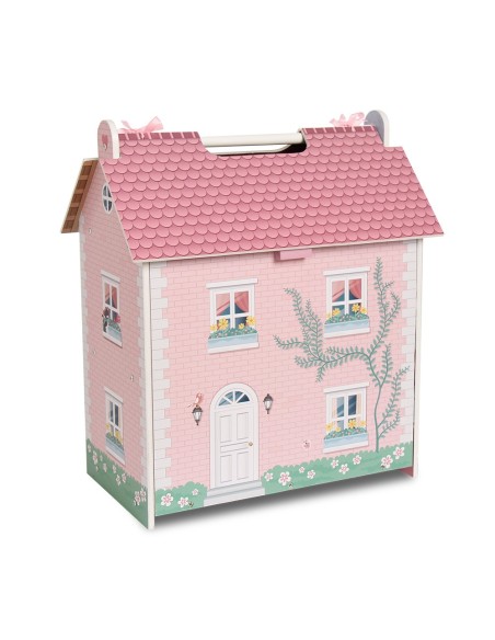 Casa de madera de muñecas pocket portátil 913D00017 DEQUBE
