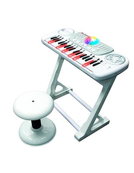 Teclado electrónico disco con taburete 916D00041 DEQUBE