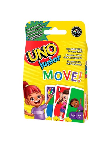 Juego UNO Junior Move! HNN03 MATTEL GAMES