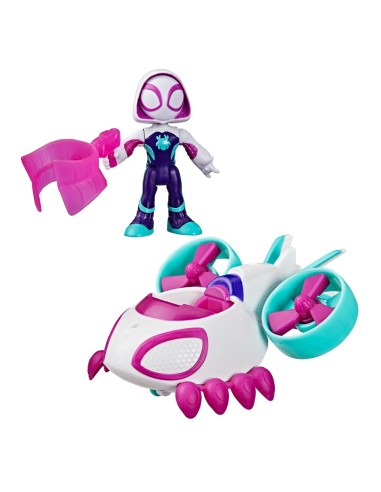 Figura Spider Fantasma y Helicóptero G2459 MARVEL HASBRO