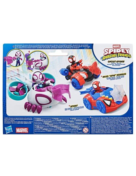 Figura Spider Fantasma y Helicóptero G2459 MARVEL HASBRO