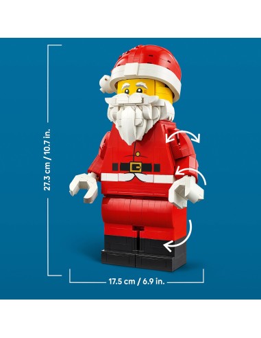 Minifigura Gigante de Papá Noel 40820 LEGO