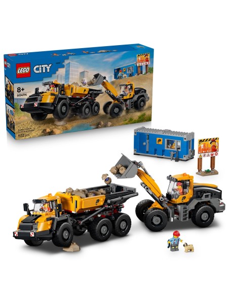 Camión Volquete y Cargadora Frontal 60494 LEGO