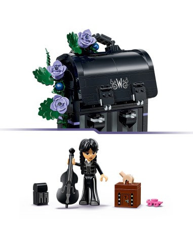 Mochila de Miércoles Addams 76787 WEDNESDAY LEGO