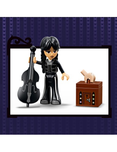 Mochila de Miércoles Addams 76787 WEDNESDAY LEGO