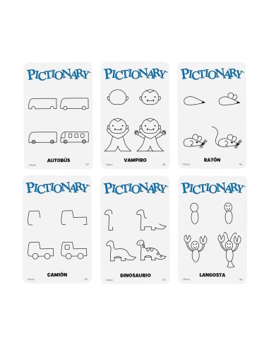 Juego Pictionary Original JDY00 MATTEL GAMES