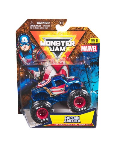 Vehículos 1:64 surtidos Monster Jam Marvel 6069960 MONSTER JAM SPIN MASTER