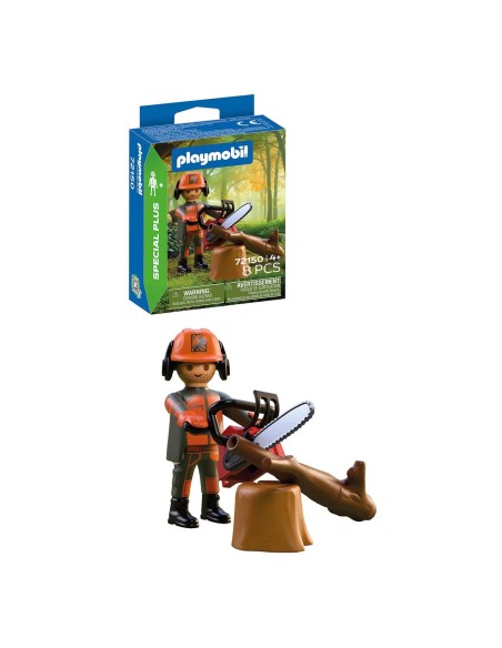 Trabajador Forestal con Motosierra 72150 PLAYMOBIL