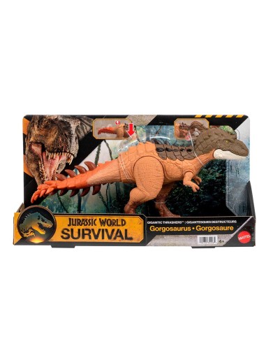 Dinosaurio Gigantic Trackers Gorgosaurus JKL86 JURASSIC WORLD MATTEL