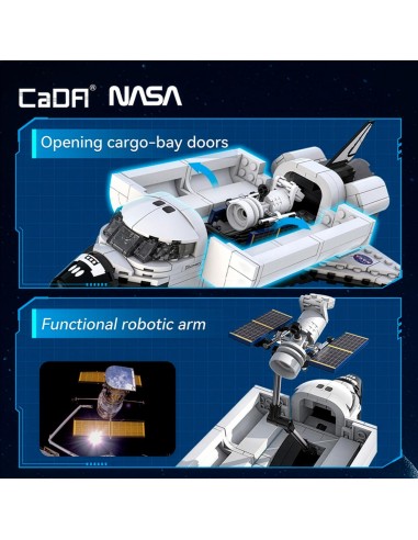 Trasbordador espacial Discovery NASA 475 piezas 927DE56051 CADA DEQUBE