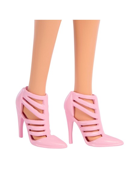 Muñeca Barbie Deluxe Chaqueta vaquera rosa JJN69 BARBIE