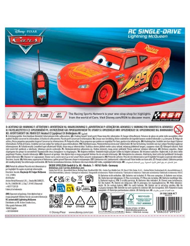 RC Rayo McQueen 1:32 203081008ACT CARS SIMBA