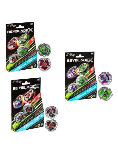 Beyblade X surtido pack de 2 sin lanzador F9586 BEYBLADE HASBRO