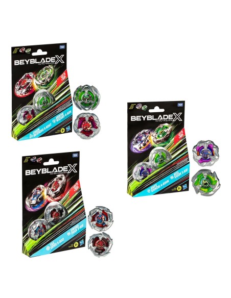 Beyblade X surtido pack de 2 sin lanzador F9586 BEYBLADE HASBRO