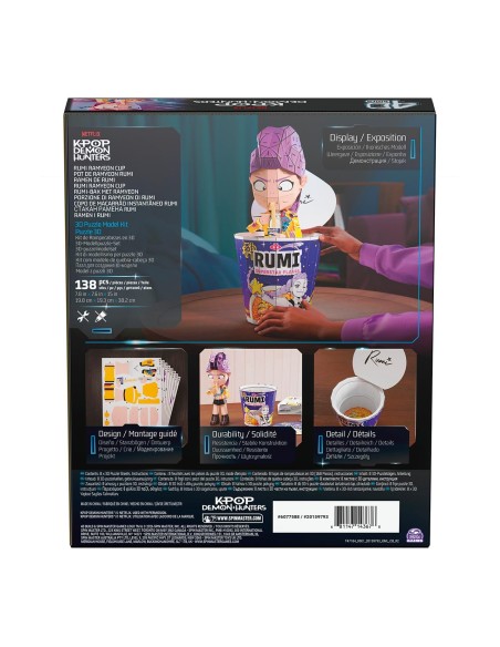 Puzzle 4D Rumi en la Taza de Ramen 6077588 K-POP DEMON HUNTERS SPIN MASTER