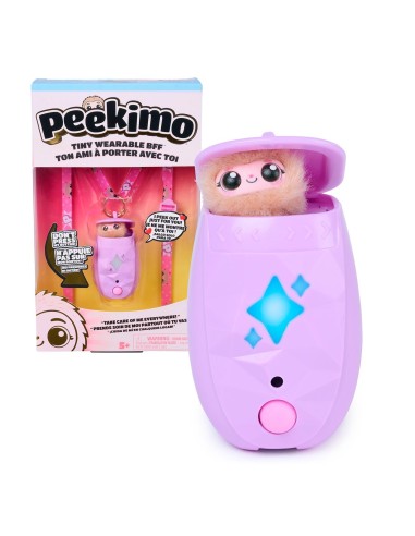 Mascota Interactiva Peekimo Morado Lulu 6078029 SPIN MASTER