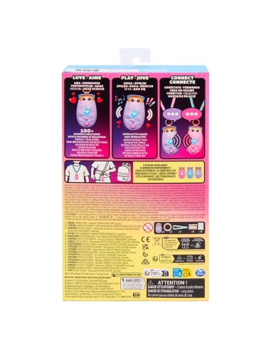 Mascota Interactiva Peekimo Morado Lulu 6078029 SPIN MASTER