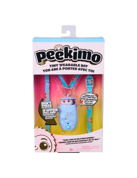 Mascota Interactiva Peekimo Azul Boo 6078034 SPIN MASTER