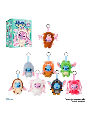 Peluche Yuyus 12 cm Stitch y Angel Serie 2 6315870947 DISNEY SIMBA