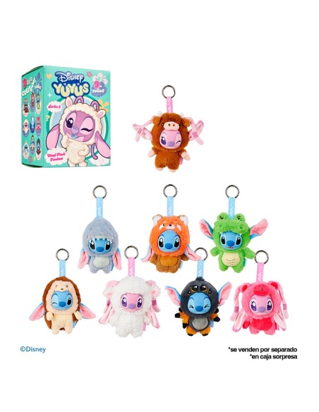 Peluche Yuyus 12 cm Stitch y Angel Serie 2 6315870947 DISNEY SIMBA