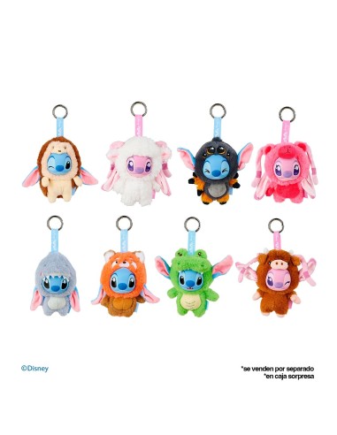 Peluche Yuyus 12 cm Stitch y Angel Serie 2 6315870947 DISNEY SIMBA