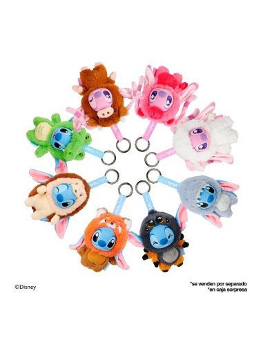 Peluche Yuyus 12 cm Stitch y Angel Serie 2 6315870947 DISNEY SIMBA