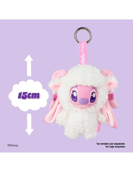 Peluche Yuyus 12 cm Stitch y Angel Serie 2 6315870947 DISNEY SIMBA