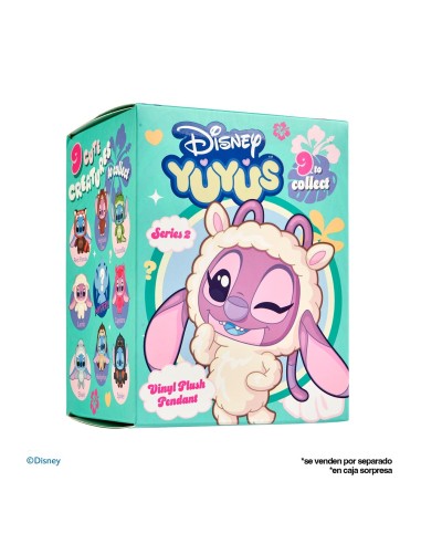 Peluche Yuyus 12 cm Stitch y Angel Serie 2 6315870947 DISNEY SIMBA