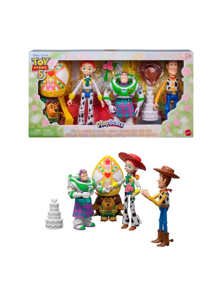 Pack 4 Figuras Boda Buzz y Jessie JLR72 TOY STORY MATTEL