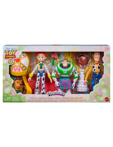 Pack 4 Figuras Boda Buzz y Jessie JLR72 TOY STORY MATTEL
