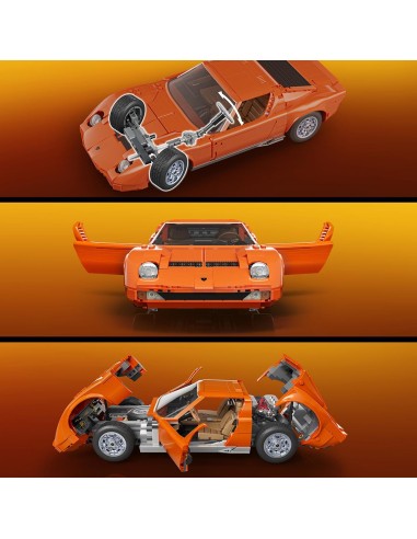 Coche Premium Lamborgini '71 Miura P400 SV JHF61 MATTEL