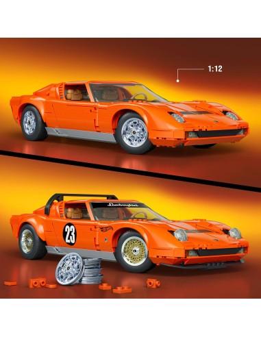 Coche Premium Lamborgini '71 Miura P400 SV JHF61 MATTEL
