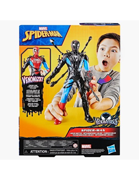 Figura Venomversus Transformación Líquida G0728 SPIDERMAN HASBRO