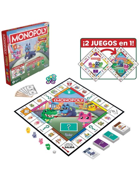 Monopoly Junior 2 en 1 G1856 MONOPOLY