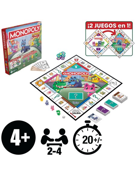 Monopoly Junior 2 en 1 G1856 MONOPOLY