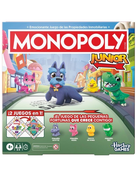 Monopoly Junior 2 en 1 G1856 MONOPOLY