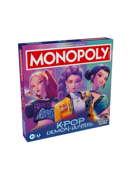 Monopoly K-Pop Demon Hunters G4601 K-POP DEMON HUNTERS MONOPOLY