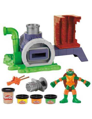 Estación Mutación Tortugas Ninja G1829 TORTUGAS NINJA PLAY-DOH