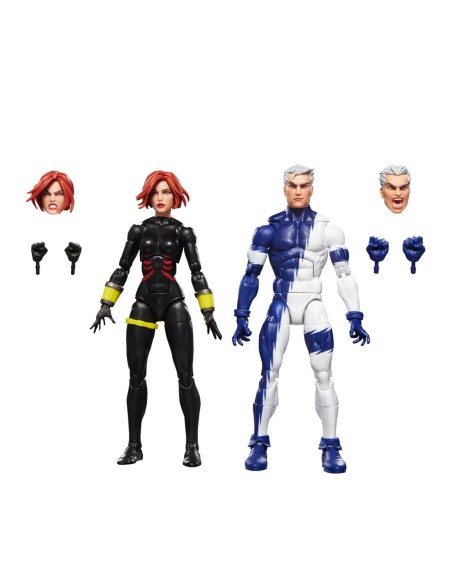 Pack 2 figuras Black Widow y Quicksilver G2122 MARVEL HASBRO