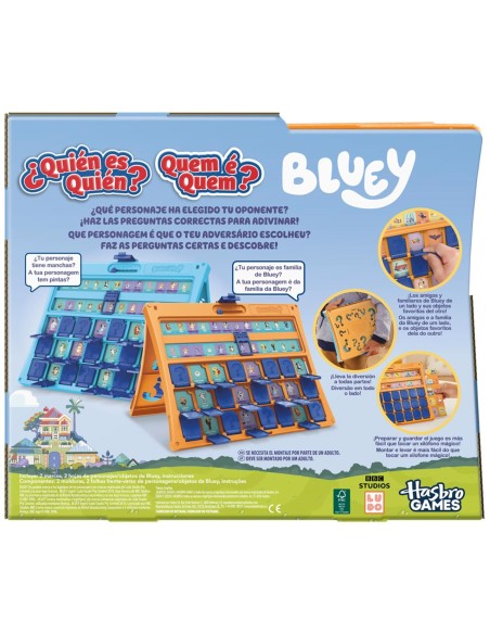 ¿Quién es quién? Bluey G3609 BLUEY HASBRO GAMES