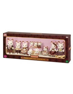 Set Aniversario Familia Conejo Chocolate 5848 SYLVANIAN