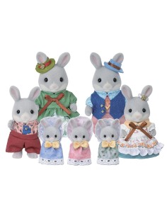 Familia Conejo Colita de Algodón Set Celebracion 5863 SYLVANIAN