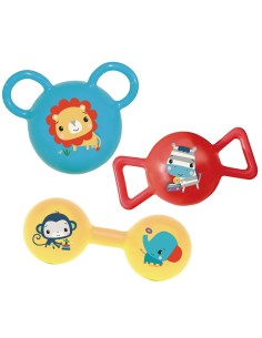 Set de 3 pesas sonajero 920D00080 FISHER PRICE DEQUBE