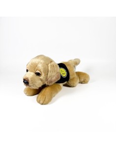 Peluche Labrador Canela 21Cm Con Chaleco 939D00247 BOCALAN DEQUBE