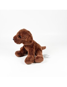 Peluche Labrador Chocolate Sentado 12Cm 939D00254 BOCALAN DEQUBE