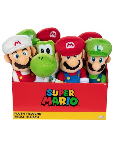 Peluches surtidos 25 cm 409474-GEN-SDM SUPER MARIO JAKKS PACIFIC