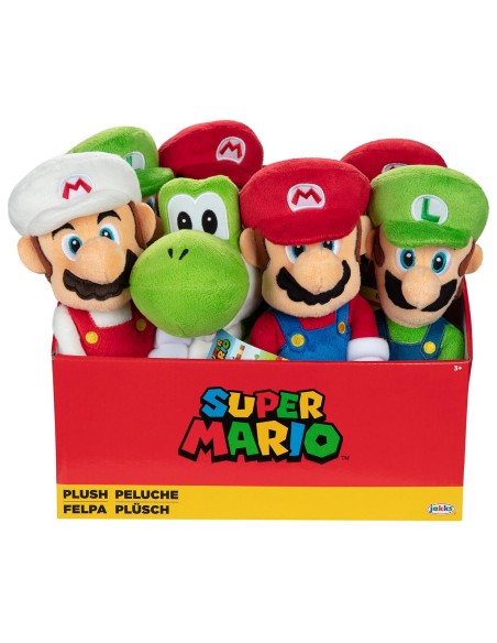 Peluches surtidos 25 cm 409474-GEN-SDM SUPER MARIO JAKKS PACIFIC