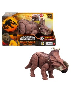 Jurassis World Wild Roar Pachyrhinosaurus HTK72 JURASSIC WORLD MATTEL