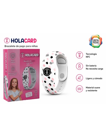 Brazalete de pago recargable Rosa 01145 CEFA