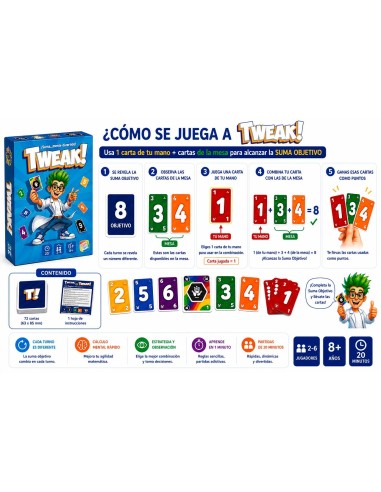 Juego de cartas Tweak 25045 CEFA